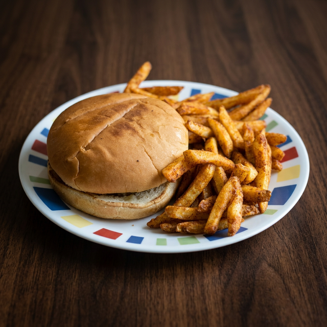 K - Cheese Burger.